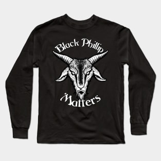 Black Phillip Matters Long Sleeve T-Shirt